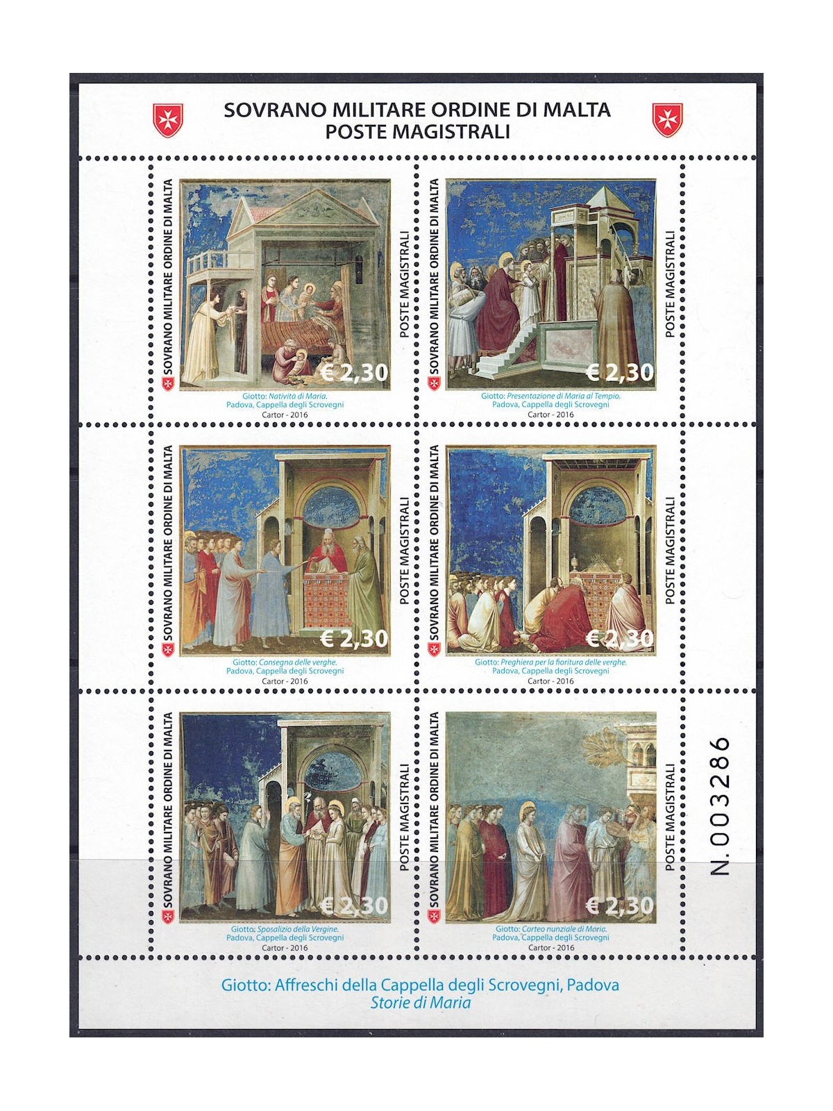 SMOM 2016 The pictorial cycles (3rd series) s/s MNH**