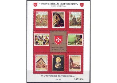 SMOM 2016 Poste Magistrali s/s MNH**