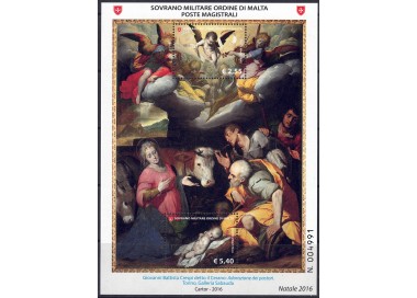 SMOM 2016 Natale BF MNH**