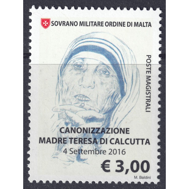 SMOM 2016 Mother Teresa of Calcutta MNH**