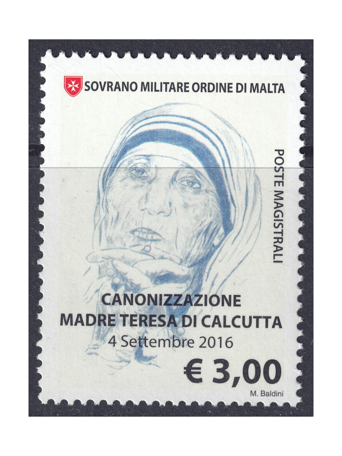 SMOM 2016 Mother Teresa of Calcutta MNH**