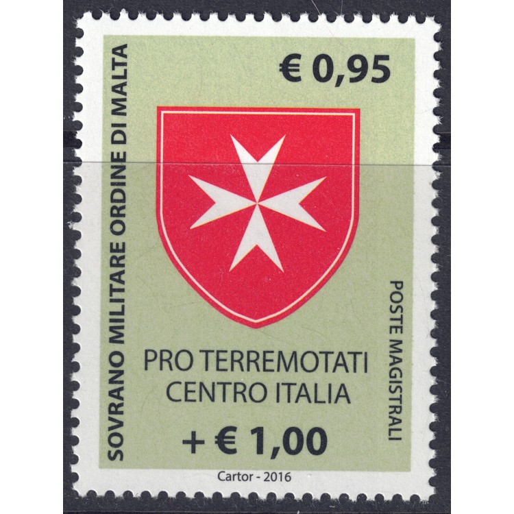 SMOM 2016 Pro earthquake victims of central Italy MNH**