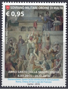 SMOM 2016 Anno Santo della Misericordia MNH**