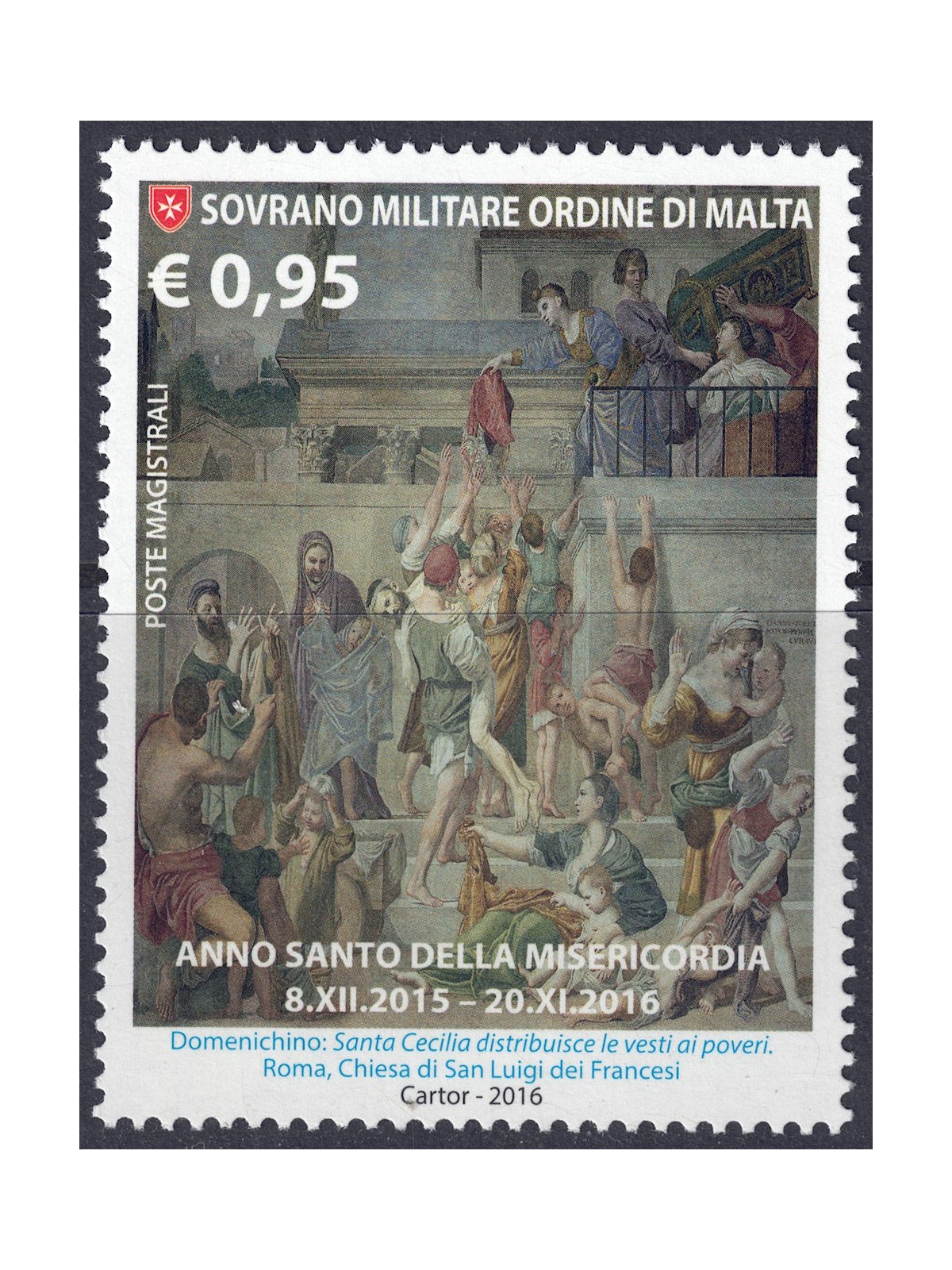 SMOM 2016 Holy Year of Mercy MNH**