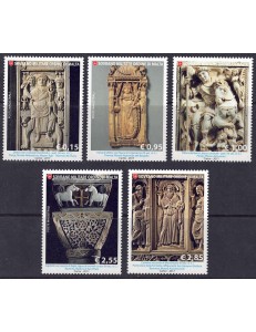 SMOM 2017 Sculpture in Art 5v MNH**