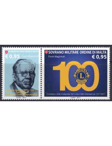 SMOM 2017 Lions Clubs International 2v MNH**