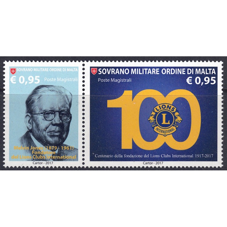 SMOM 2017 Lions Clubs International 2v MNH**