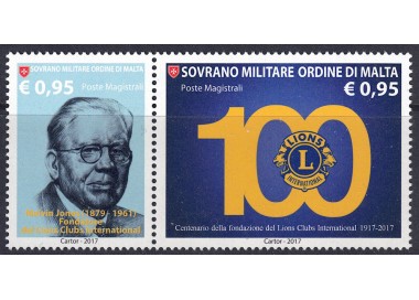 SMOM 2017 Lions Clubs International 2v MNH**