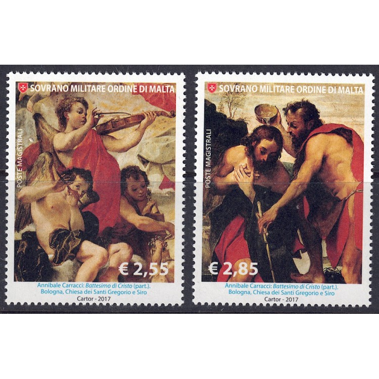 SMOM 2017 St. John the Baptist 2v MNH**