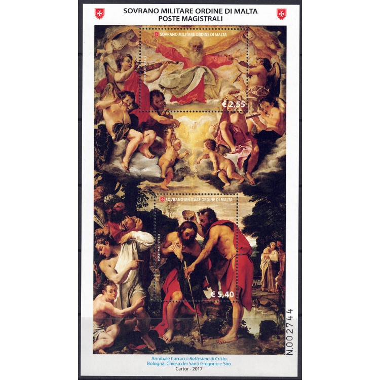 SMOM 2017 St. John the Baptist s/s MNH**