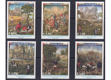 SMOM 2017 L'arte della miniatura (Luglio/Dicembre) 6v MNH**