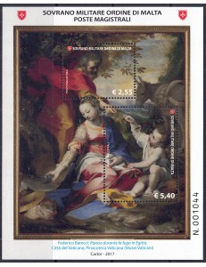 SMOM 2017 Masters of Painting s/s MNH**