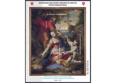 SMOM 2017 Maestri della pittura BF MNH**