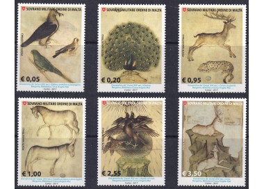 SMOM 2017 Drawing in Art 6v MNH**