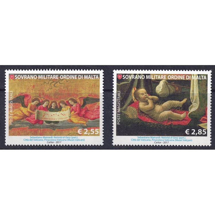 SMOM 2017 Natale 2v MNH**