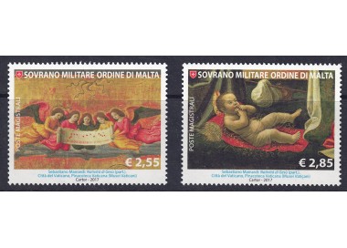 SMOM 2017 Natale 2v MNH**