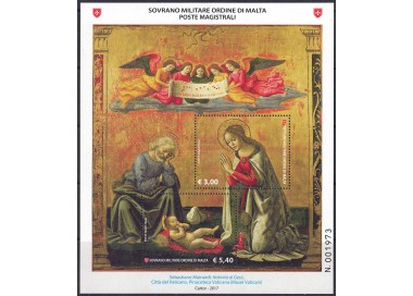 SMOM 2017 Natale BF MNH**