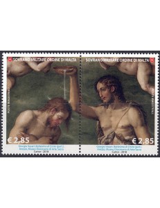 SMOM 2018 St. John the Baptist 2v MNH**