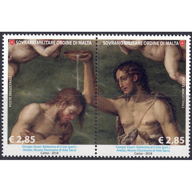 SMOM 2018 San Giovanni Battista 2v MNH**