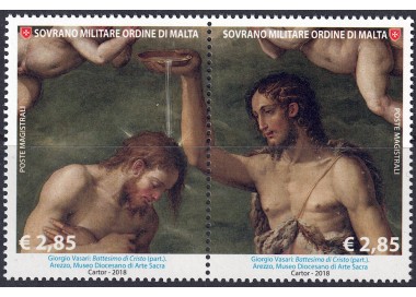 SMOM 2018 St. John the Baptist 2v MNH**