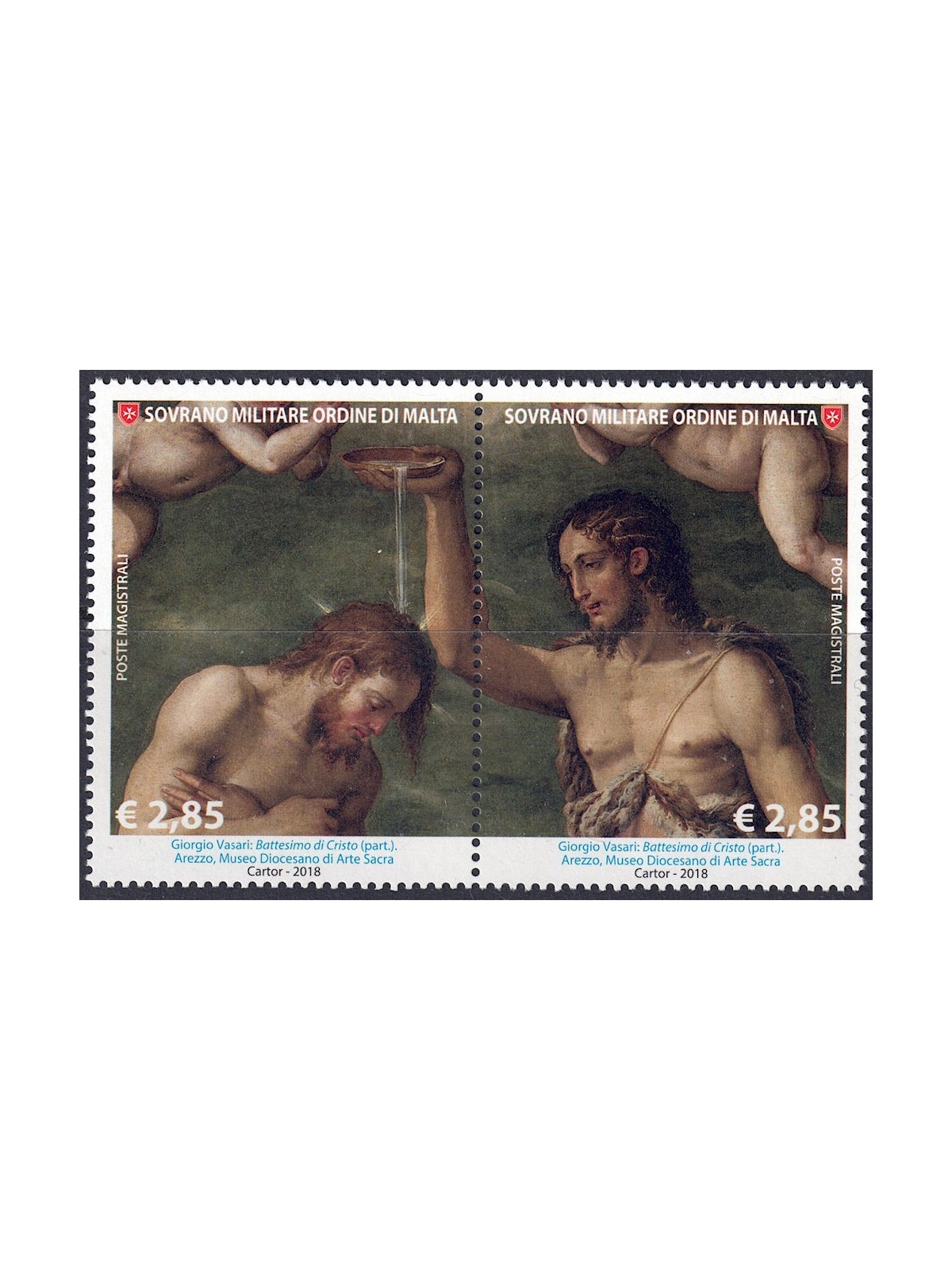 SMOM 2018 San Giovanni Battista 2v MNH**