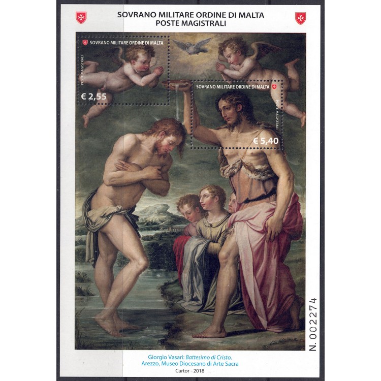 SMOM 2018 San Giovanni Battista BF MNH**