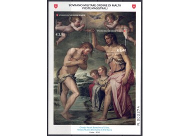 SMOM 2018 San Giovanni Battista BF MNH**