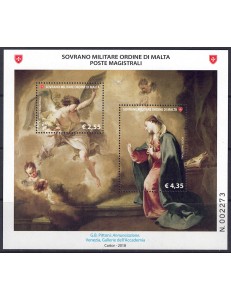 SMOM 2018 Maestri della pittura BF MNH**