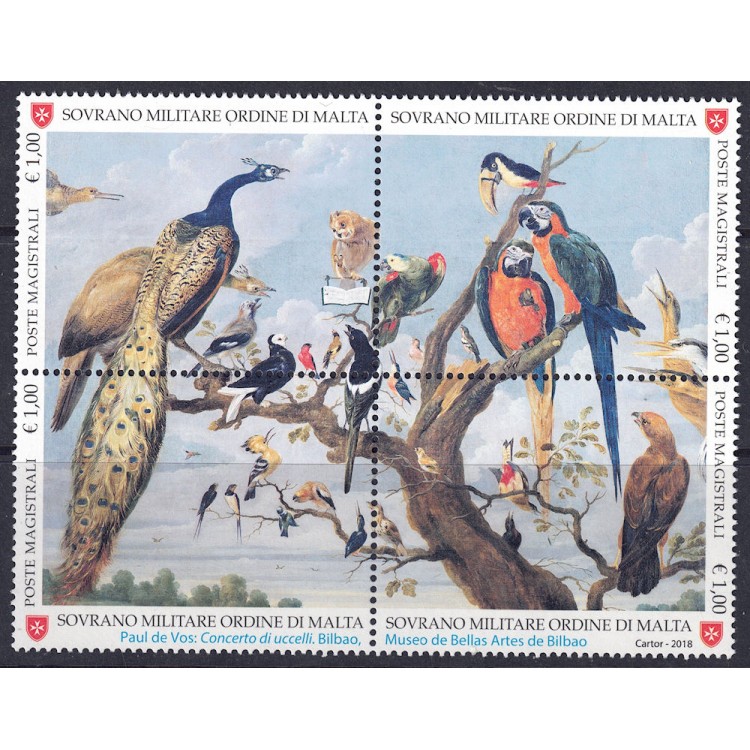 SMOM 2018 Natura e arte 4v MNH**