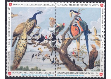 SMOM 2018 Nature and art 4v MNH**