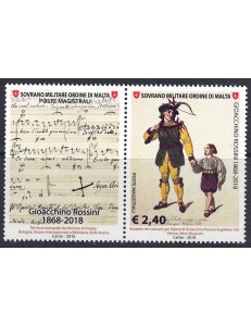 SMOM 2018 Gioacchino Rossini MNH**