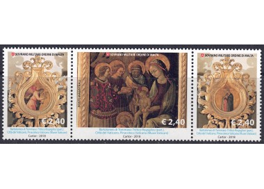 SMOM 2018 Iconography of the Three Kings 3v MNH**