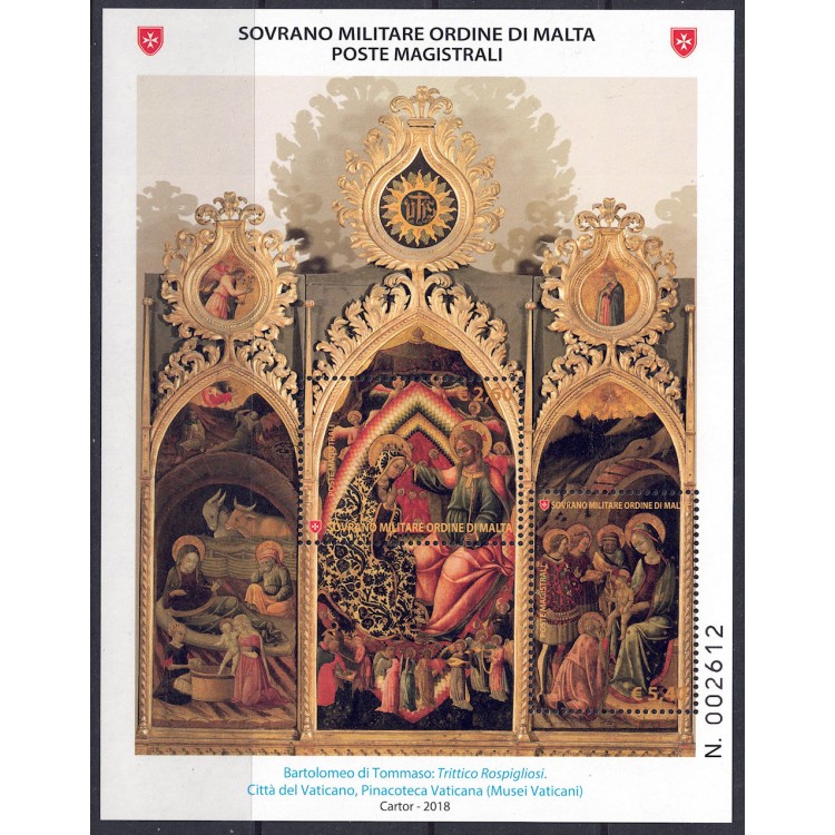 SMOM 2018 Iconography of the Three Kings s/s MNH**