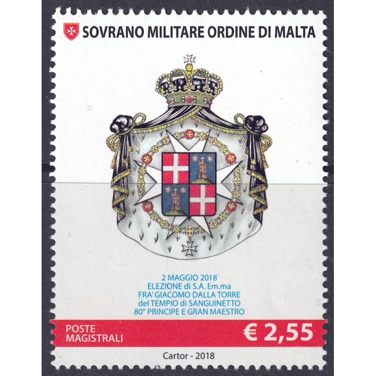 SMOM 2018 Giacomo dalla Torre del Tempio di Sanguinetto MNH**