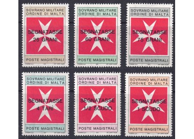 SMOM 1975 Segnatasse (Croce di Malta) 6v MNH**