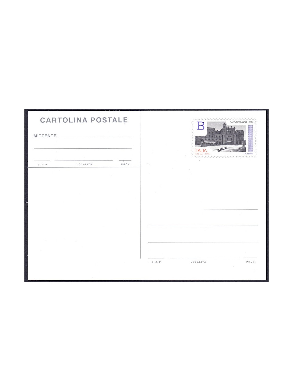 ITALY 2017 Piazza Mercantile, New Postcard