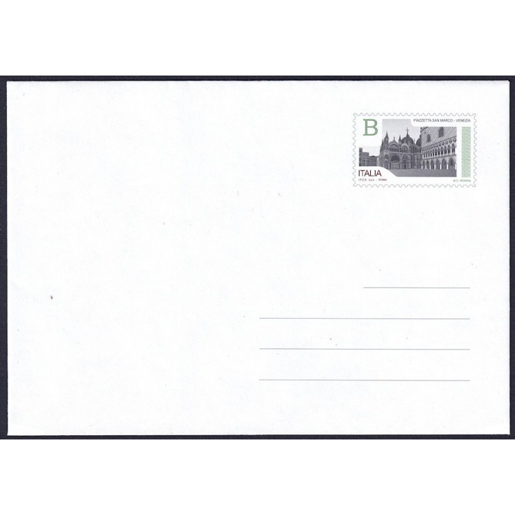 ITALIA 2017 Piazza San Marco, Busta Postale nuova