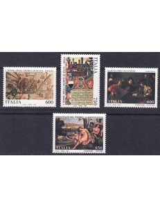 ITALIA 1993 Archivi e Musei 4v MNH**