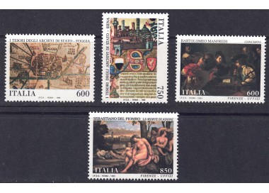 ITALY 1993 Archives and Museums 4v MNH**