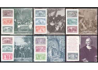 SPAIN 1992 The Voyages of Columbus 6 s/s MNH**