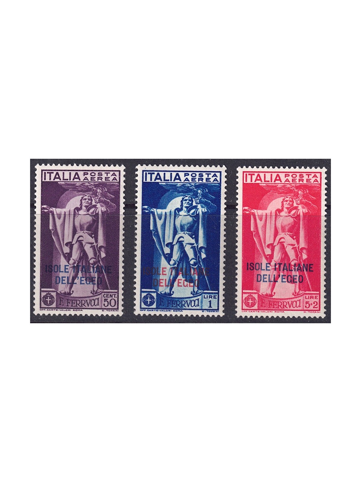 EGEO 1930 Francesco Ferrucci (posta aerea) 3v MNH**