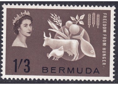 BERMUDA 1963 Campagna contro la fame MNH**