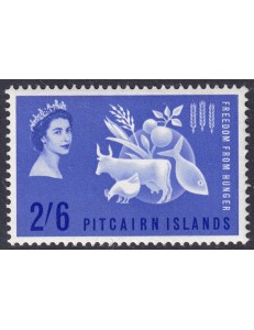 PITCAIRN 1963 Campaign against hunger MNH**