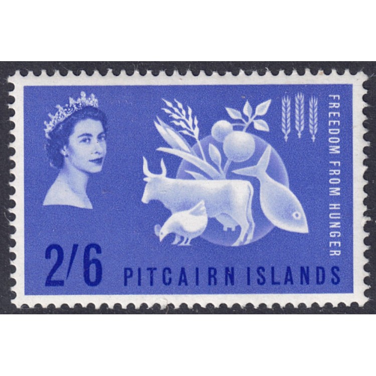 PITCAIRN 1963 Campagna contro la fame MNH**