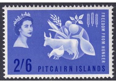 PITCAIRN 1963 Campaign against hunger MNH**