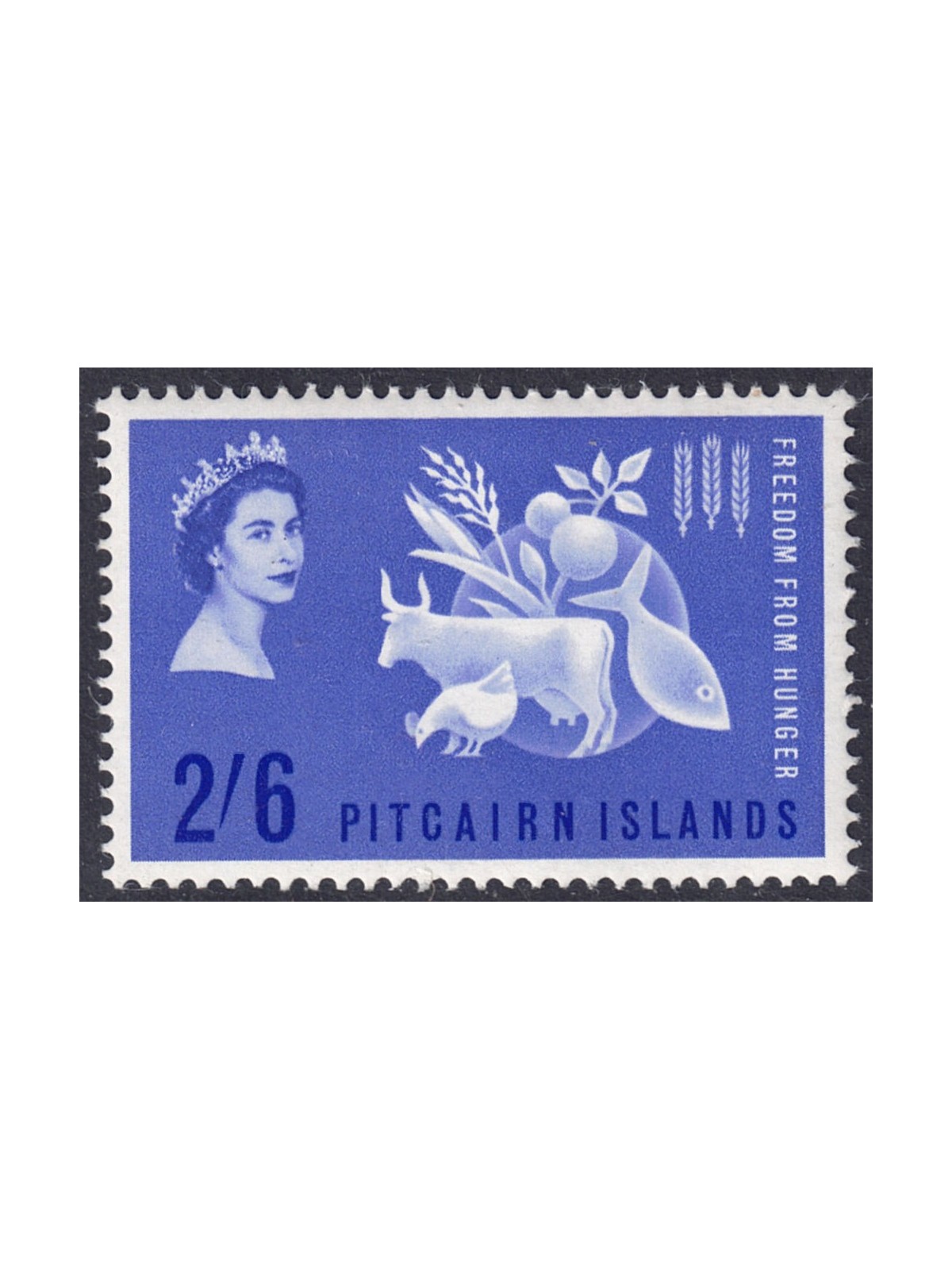 PITCAIRN 1963 Campaign against hunger MNH**