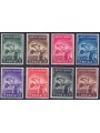 ALBANIA (OCC. ITALIANA) 1943 Pro opere antitubercolari 8v MNH**