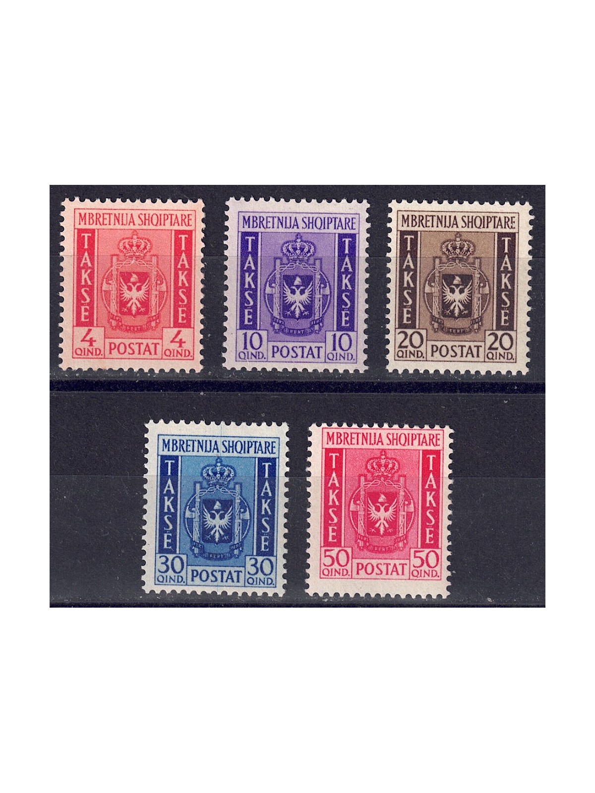 ALBANIA (ITALIAN WEST) 1940 Postage Due 5v MNH**
