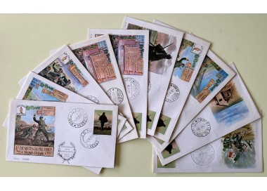 ITALY 1967 FDC (Rome) Resistance on the Piave (full circle) 10 covers