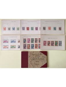 TUNISIA 1926 Official booklet containing 6 sheets with the issues of the year